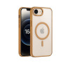Чехол - накладка Ice Color Frame Magnetic Ring для iPhone 16e с магнитным кольцом