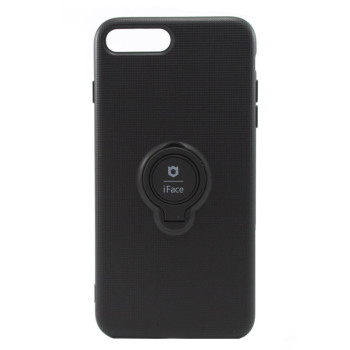 Чохол накладка iFace з кільцем для Apple iPhone 7 Plus / 8 Plus, Black