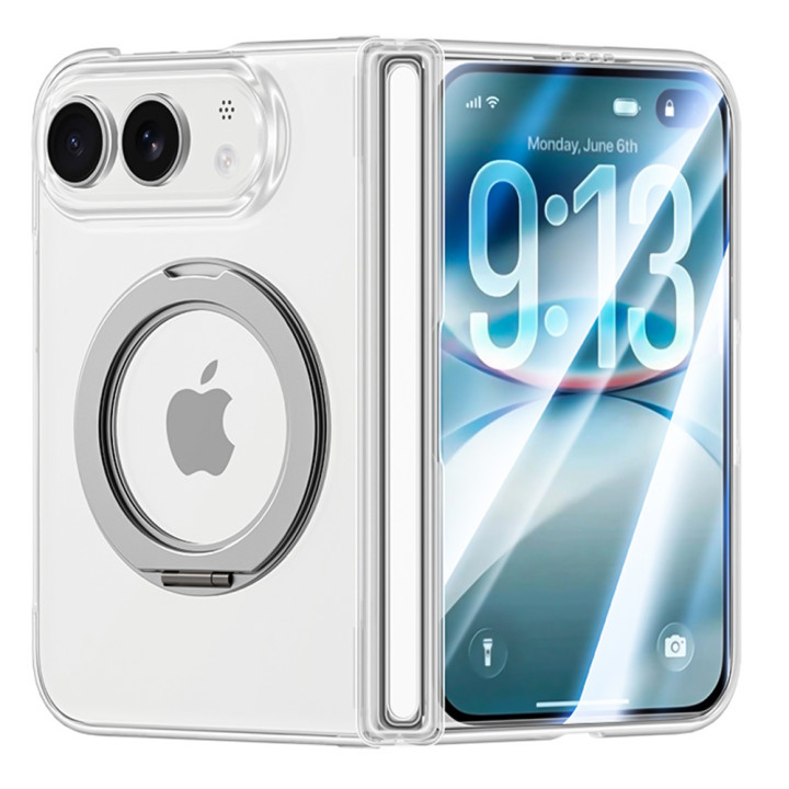 Чехол - накладка Omeve Glass Ring для iPhone DUO​