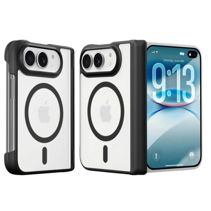 Чехол - накладка PC Matte Ring для iPhone DUO