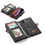 Чехол-кошелек CaseMe Retro Leather для Apple iPhone X / XS, Black