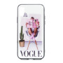 Чехол-накладка Glass Case Girls для Apple iPhone X / XS