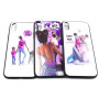 Чохол-накладка Glass Case Girls для Apple iPhone X / XS