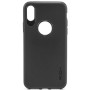 Силиконовый чехол накладка ROCK 0.3mm для Apple iPhone X / XS, Black