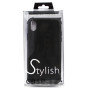 Чохол-накладка Stylish Carbon для Apple iPhone X Black
