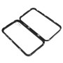 Накладка-бампер магніт Bakeey Metal Frame 360° для Apple iPhone XR, Black