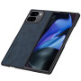 Кожаный чехол - накладка Fanoya для Google Pixel 10 Pro Fold синий