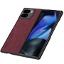 Кожаный чехол - накладка Fanoya для Google Pixel 10 Pro Fold синий