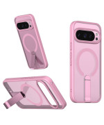 Чехол Color Matte with Metal Stand для Google Pixel 10 Pro XL с поддержкой беспроводной зарядки и выдвижной подставкой