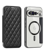 Чохол книжка Lingge Glass для Google Pixel 10 Pro XL із підтримкою бездротовї зарядки