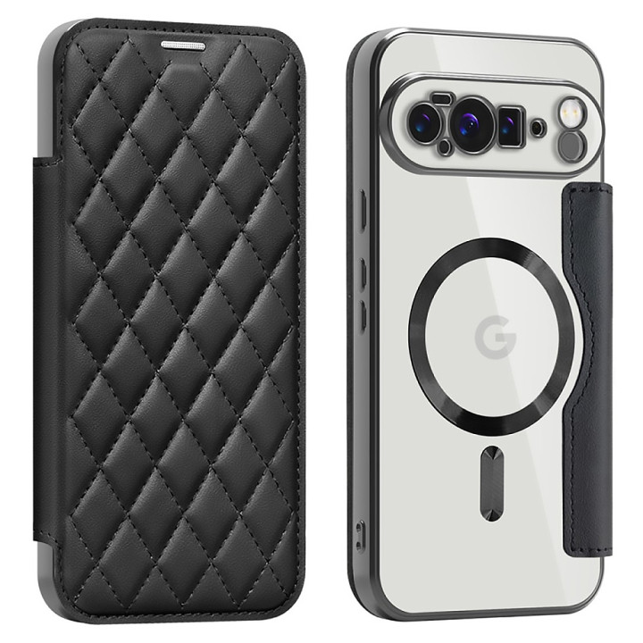 Чохол книжка Lingge Glass для Google Pixel 10 Pro XLіз підтримкою бездротовї зарядки