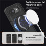 Чохол Leather PU Ring для Google Pixel 10a з магнітним кільцем