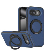 Чехол Leather PU Ring для Google Pixel 10a с магнитным кольцом