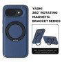 Чохол Leather PU Ring для Google Pixel 10a з магнітним кільцем