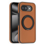 Чохол Leather PU Ring для Google Pixel 10a з магнітним кільцем