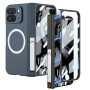 Чехол Magnetic Shield 360 with Stand для Google Pixel 9 Pro Fold с функцией беспроводной зарядки зеленый