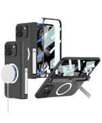Чехол Magnetic Shield 360 with Stand для Google Pixel 9 Pro Fold с функцией беспроводной зарядки