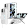 Чехол Magnetic Shield 360 with Stand для Google Pixel 9 Pro Fold с функцией беспроводной зарядки зеленый