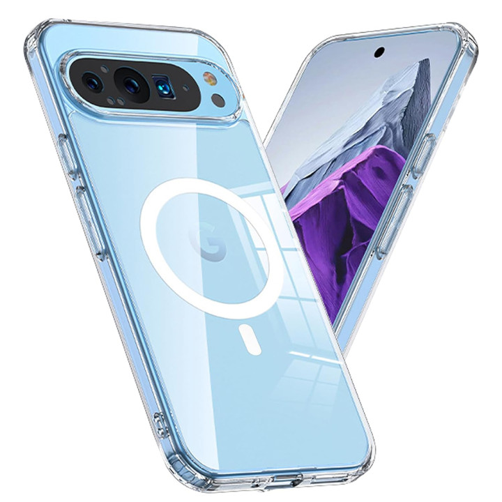 Чехол накладка Clear Case Magnetic Ring для Google Pixel 9 / 9 Pro​