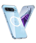 Чехол накладка Clear Case Magnetic Ring для Google Pixel 9 Pro XL