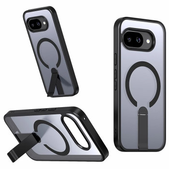 Чехол Color Matte with Metal Stand для Google Pixel 9A с поддержкой беспроводной зарядки и выдвижной подставкой