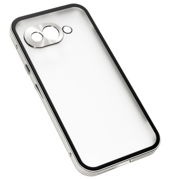 Противоударный чехол накладка Metal Glass для Google Pixel 9A