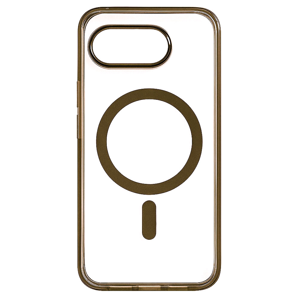 Чохол TPU Color Frame для Google Pixel 9A з підтримкою безпровідної зарядки коричневий