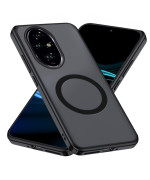 Чехол Omeve Glass Ring для Honor 200 с магнитным кольцом