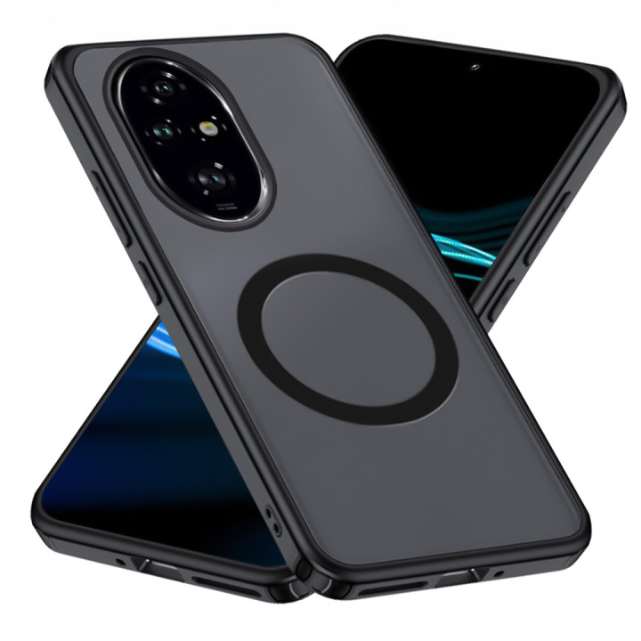 Чехол Omeve Glass Ring для Honor 200 с магнитным кольцом