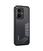Протиударний чохол Metal Glass для Honor 400 із металевою рамкою на камеру