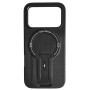 Чехол Carbon Shield with Stand для Honor 600 / 600 Pro с поддержкой беспроводной зарядки