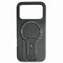 Чехол Carbon Shield with Stand для Honor 600 / 600 Pro с поддержкой беспроводной зарядки