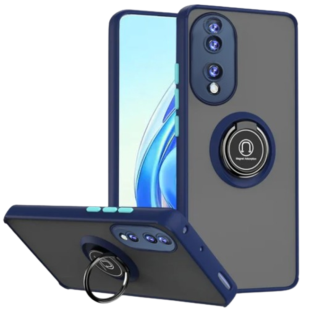 Чехол-накладка TPU Color Matte Ring для Honor 70​​​ синий