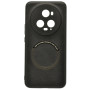 Шкіряний чохол - накладка Leather Hybrid Case для Honor Magic5 Pro з металічною вставкою
