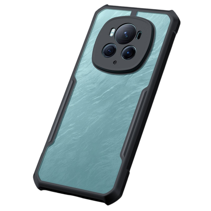 Противоударный чехол XUNDD Texture для Honor Magic6 Pro​​​ с защитой на камеру, Black