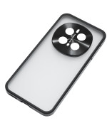 Противоударный чехол Metal Glass для Honor Magic7 Pro с металлической рамкой на камеру