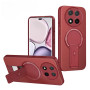 Чохол Carbon Shield with Stand для Honor Magic7 Lite з підтримкою безпровідної зарядки
