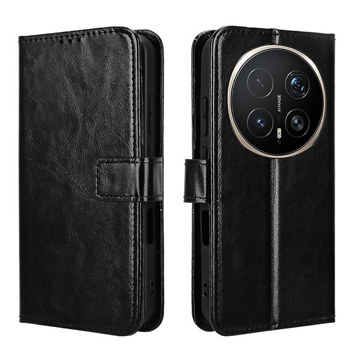 Чохол - книжка Leather Case для Honor Magic8 Pro з магнітною застібкою