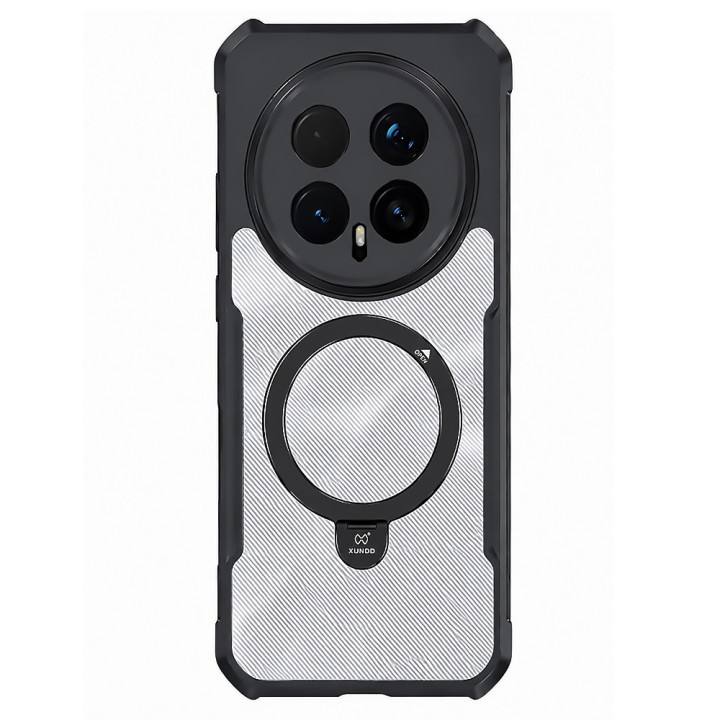 Противоударный чехол XUNDD Texture with Ring для Honor Magic8 Pro, Black