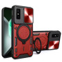 Чехол - накладка Omeve Magnetic Ring для Infinix GT 30 Pro 5G с металлическим кольцом и шторкой для камеры 