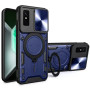 Чехол - накладка Omeve Magnetic Ring для Infinix GT 30 Pro 5G с металлическим кольцом и шторкой для камеры 