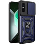 Чехол накладка Ricco Camera Sliding для Infinix GT 30 Pro 5G с металлическим кольцом и защитой камеры черный