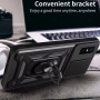 Чехол накладка Ricco Camera Sliding для Infinix GT 30 Pro 5G с металлическим кольцом и защитой камеры черный