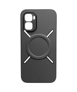 Чохол Carbon Shield with Ring для Infinix GT 50 Pro з підтримкою бездротової зарядки