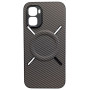 Чехол Carbon Shield with Ring для Infinix GT 50 Pro с поддержкой беспроводной зарядки