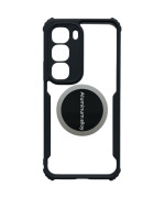 Чехол - накладка Acryl Cooling Armor для Infinix Hot 60 Pro+ с металлической пластиной, Black