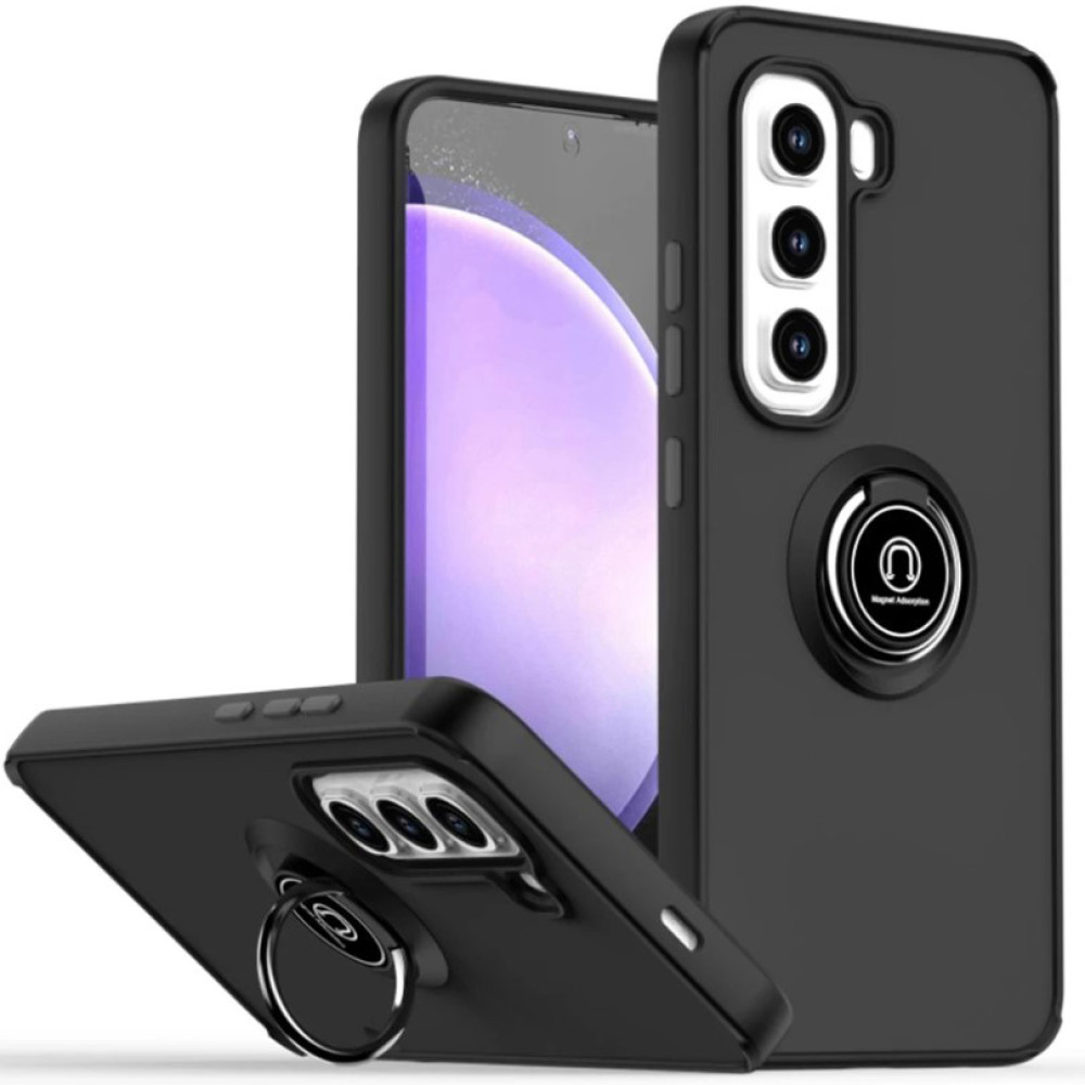 Чохол - накладка TPU Color Matte Ring для Infinix Hot 60 Pro+ чорний