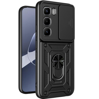 Чохол накладка Ricco Camera Sliding для Infinix Hot 60 Pro+ з металевим кільцем і захистом камери
