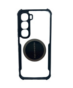 Чехол - накладка Acryl Cooling Armor для Infinix Hot 60 Pro с металлической пластиной, Black