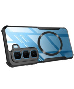 Противоударный чехол - накладка Acryl Armor Ring для Infinix Hot 60i 4G, Black